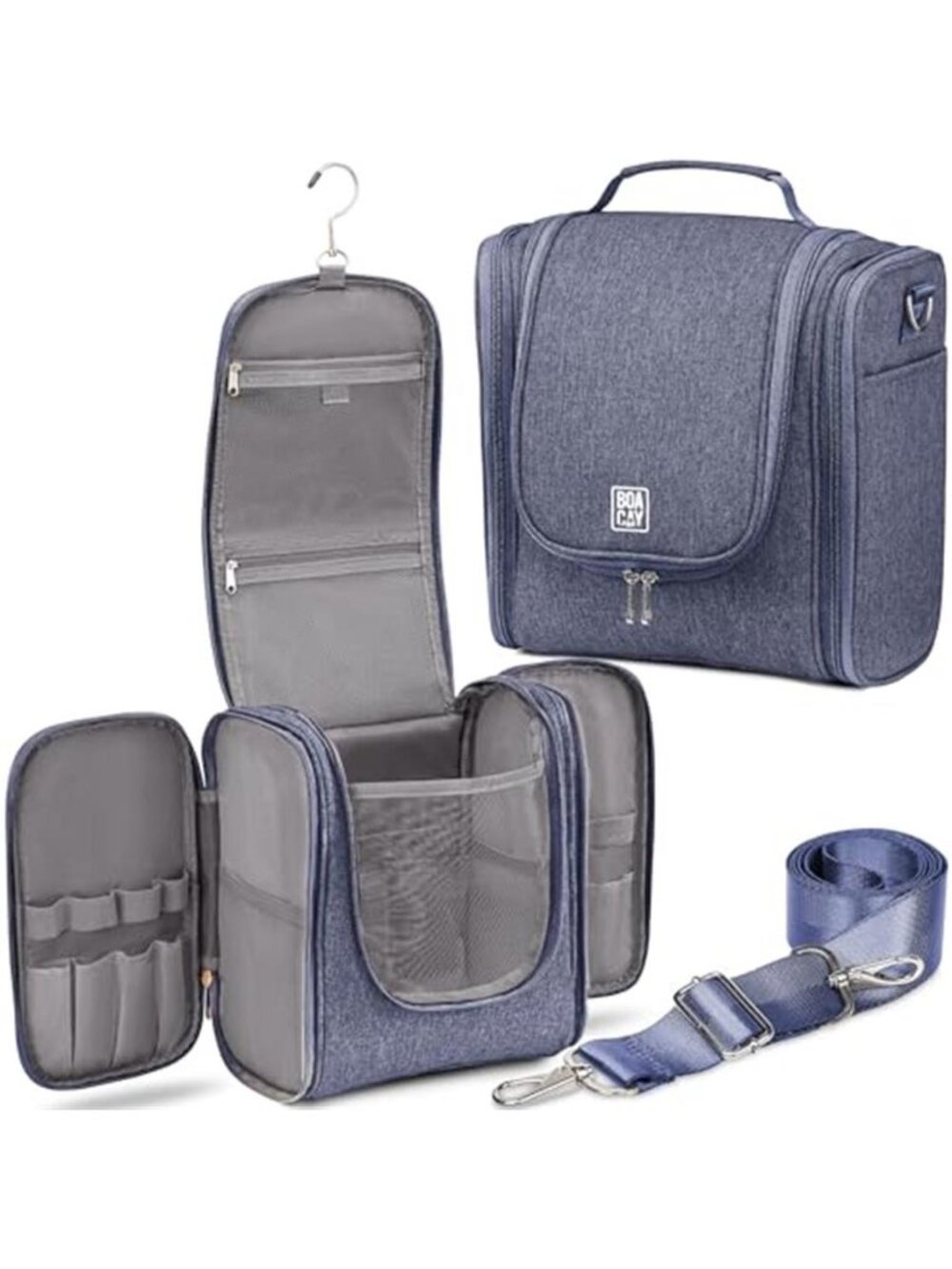 Large Hanging Travel Toiletry Bag for Women and Men Makeup Bag
